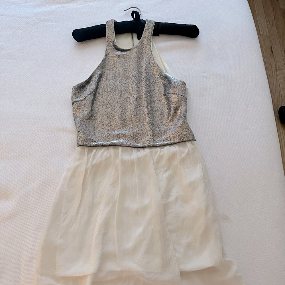Beautiful Maje dress silver stones on top